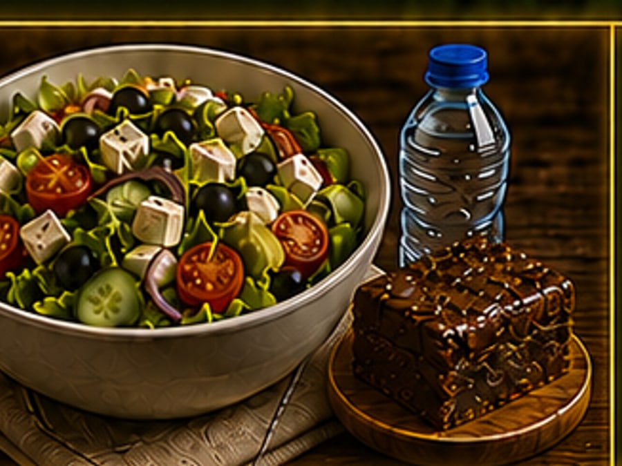 Formule salade + boisson + dessert