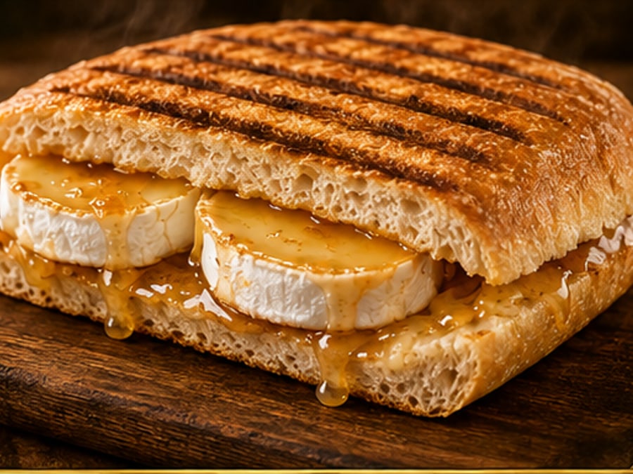 Panini chèvre-miel